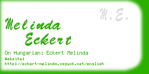 melinda eckert business card